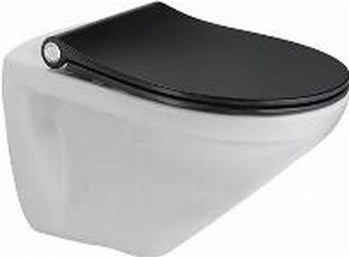 Pressalit Sway uni closetzitting met deksel softclosing plus quickrelease wit