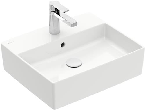 Villeroy & Boch Memento 2.0 Opzet wastafel - 49.8x42cm - overloop - wit