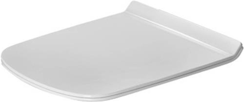 Duravit DuraStyle WC-zitting 43.3x35.9x4.3cm met softclose met quickrelease Kunststof wit Glanzend