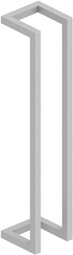 Saniclass Dual Handdoekrek - 60x12.5x12.5cm - mat wit