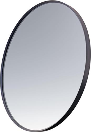 Saniclass Retro Line Spiegel - rond - 120cm - frame - mat zwart