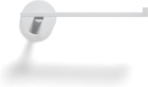 Clou Flat toiletrolhouder 16.5x4.8cm zonder klep Wit mat