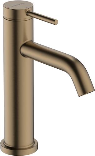hansgrohe Tecturis S ééngreeps wastafelkraan 110 CoolStart zonder waste Brushed Bronze