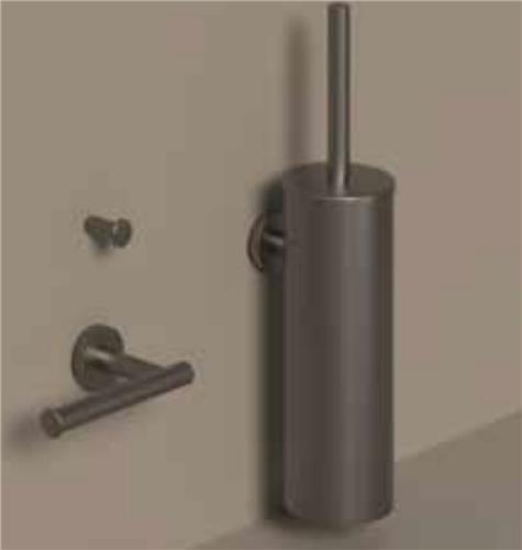 IVY Bond accessoireset: toiletborstelhouder voor wandmontage, kleine handdoekhaak en toiletrolhouder, geborsteld mat koper PVD