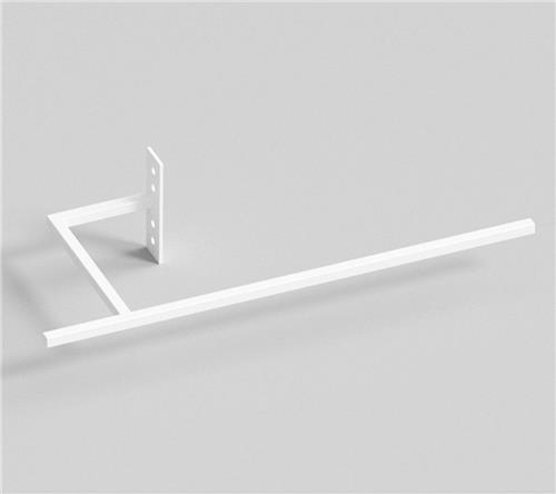 Vasco Niva S handdoekbeugel long tbv Niva S wit structuur