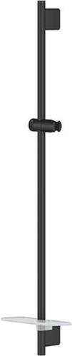 GROHE Rainshower SmartActive glijstang 90cm met glij- en scharnierstuk met zeepschaal phantom black