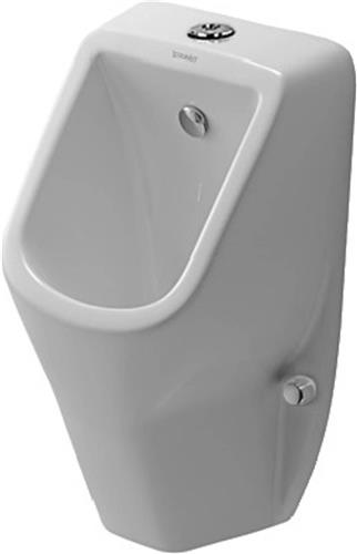 Duravit D-code urinoir toevoer boven met sifon en bevestiging wit