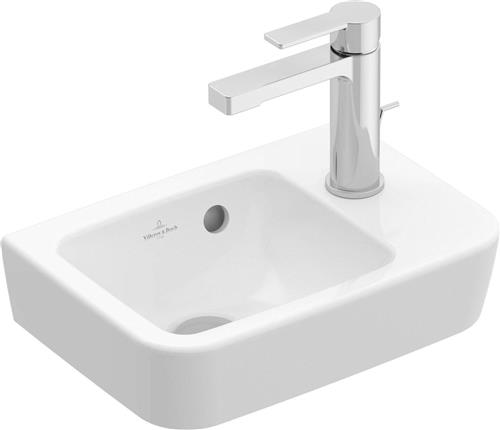 Villeroy & Boch O.novo fontein 1 kraangat rechts met overloop 36x25cm wit