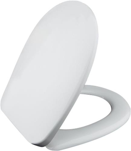 Saniclass Universo Closetzitting - quickrelease - softclose - Duroplast - 43.7x36.1x6.1cm - wit glanzend