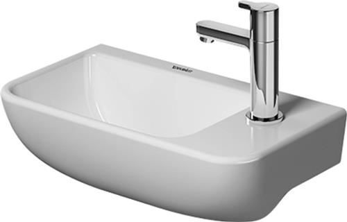 Duravit Starck Me fontein kraangat rechts 40x22cm wit