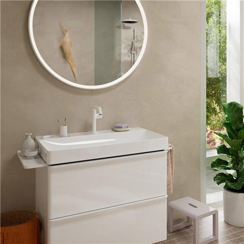 hansgrohe Tecturis S ééngreeps wastafelkraan 150 Fine CoolStart zonder waste chroom