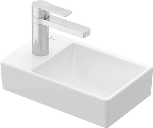 Villeroy & Boch Avento fontein 1 kraangat links zonder overloop 36x22cm wit