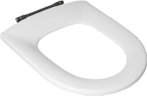 Villeroy & Boch O.novo closetzitting - zonder deksel met doorlopende scharnieren wit