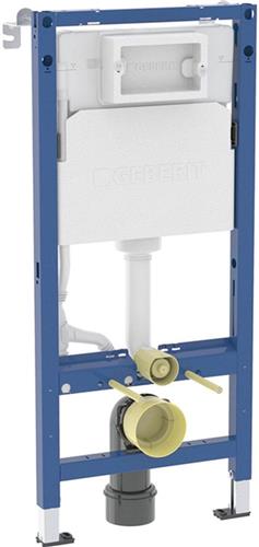 Geberit DuofixBasic UP100 Delta inbouwreservoir voor wand wc - 112cm - 12cm - wandankers