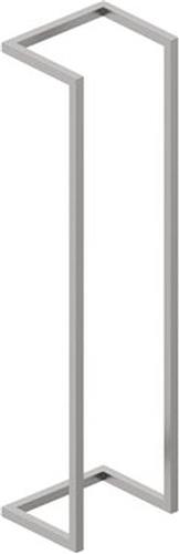 Saniclass Dual handdoekrek - badkamer - 95x25x20cm - Geborsteld RVS