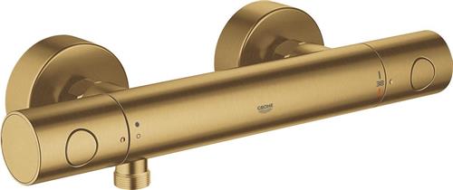 GROHE Grohtherm 1000 Cosmopolitan M thermostatische douchekraan - Cool sunrise geborsteld (mat goud)