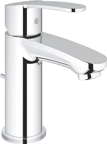 GROHE Eurostyle Cosmopolitan Wastafelkraan - Lage uitloop - Met trekwaste - Chroom