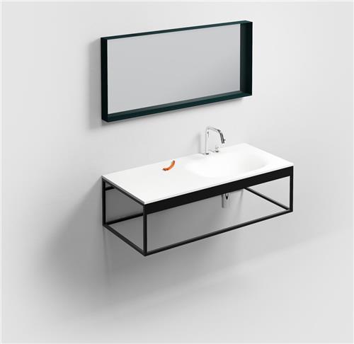 Clou Frame profielkast 110x50.3cm Zwart mat