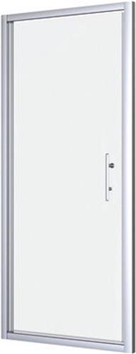 Nemo Start Profi Draaideur - 76x195cm - inbouwmaat 76-80cm - helder veiligheidsglas 5mm