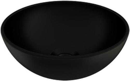 Plieger Mini Round waskom - 26x26x12cm - mat zwart