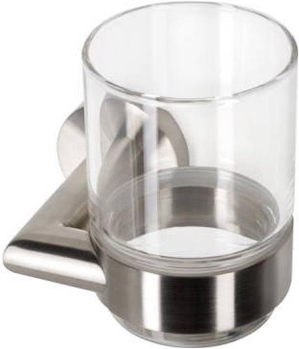 Geesa Nemox Glashouder met glas - RVS geborsteld