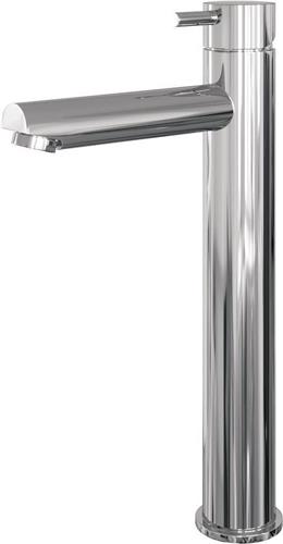 Brauer Chrome Edition wastafelmengkraan verhoogd met type HD5 greep opbouw ColdStart gepolijst chroom
