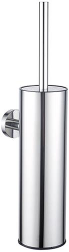 Fortifura Calvi toiletborstelhouder - gesloten model - wand - rond - chroom