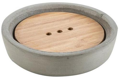 Nemo Stock Natural Boro zeephouder 115 x 25 mm materiaal betonhout