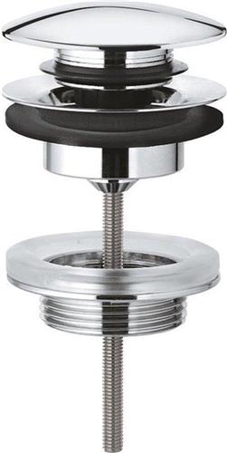 GROHE Lineare New Wastafelkraan XS - Extra lage uitloop - Met push open waste - Chroom