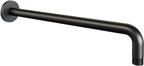 Brauer Black Edition - Douchearm Muur - 40cm - Mat Zwart