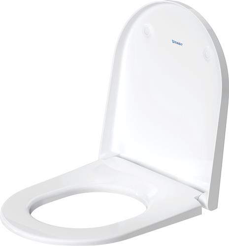 Duravit D-Neo WC-zitting 37.6x44.1x4.3cm met softclose met quickrelease wit