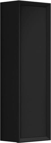 Saniclass Prime Core Hoge Kast - 120x34.5x34.5cm - 1 deur - mat zwart - MDF