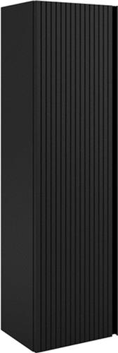 Saniclass Prime Blend Hoge Kast - 120x34.5x27.5cm - 1 deur - mat zwart - MDF