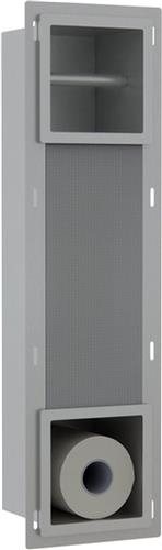 Fortifura Calvi Inbouw Reserve- en toiletrolhouder - Geborsteld RVS PVD (RVS)