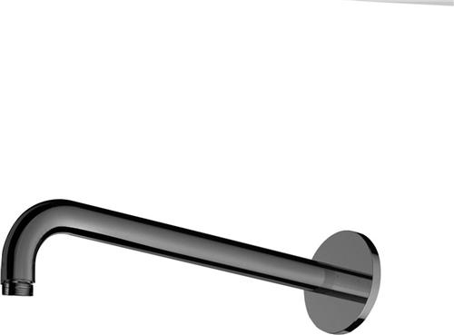 Wandarm Hotbath Cobber 40 cm Zwart Chroom