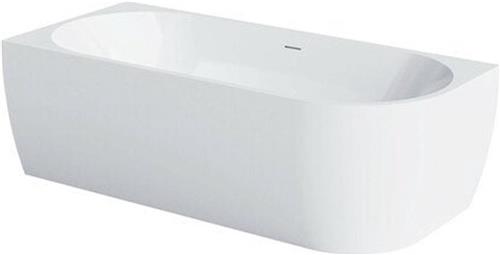 Go by Van Marcke D-Shape Design - halfvrijstaand bad - 180x80x60cm - hoek links - acryl - glans wit