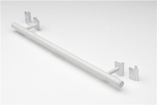 Nemo Spring verstelbare Handdoekdrager - L 600mm - verticale paneelradiator - Nemo Spring geprofileerd voorpaneel vlakke voorplaat - wit RAL 9016