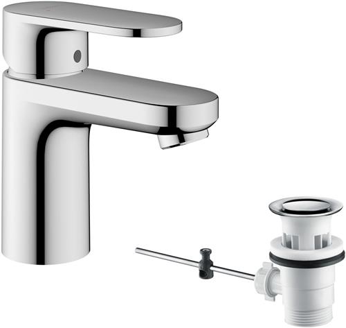 Hansgrohe Vernis Blend wastafelkraan met waste chroom