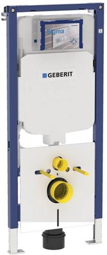 Geberit Duofix ruimtewinnend frontbediening 114cm sigma inbouwreservoir 8cm UP720