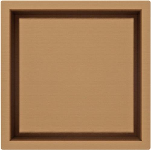 Fortifura Galeria Inbouwnis - 30x30x7cm - Geborsteld Geborsteld koper PVD (Koper)