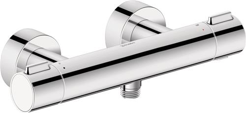 Duravit Thermostatarmaturen Douchekraan thermostatisch - zonder omstel koppelingen - HOH=15cm - glans chroom