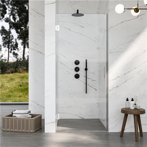 Saniclass Neptune 5000 douchedeur  Douche  65x200 cm - Profielloos - Chroom