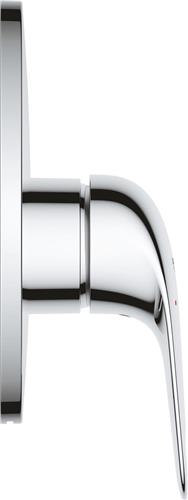 GROHE QuickFix Swift eengreeps douchemengkraan - Opbouwset voor verborgen installatie - Met inbouwdeel - Chroom