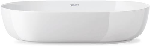 Duravit Luv Intro Opzetwastafel 60x40x14 cm Ovaal Keramiek Glanzend Wit