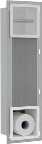Fortifura Calvi Inbouw Reserve- en toiletrolhouder - Mat wit