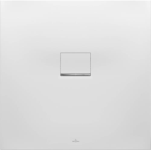 Villeroy & Boch Squaro Infinity kunststof douchebak - quaryl vierkant 100x100x4cm - mat wit