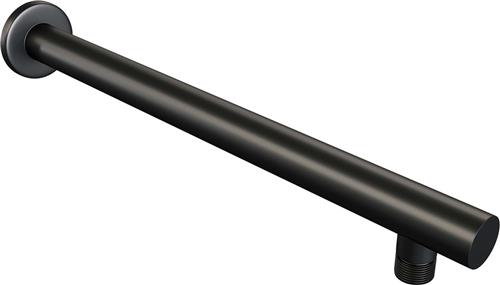 Brauer Black Edition wandarm recht 40 cm Zwart mat