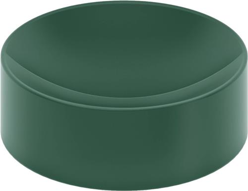 Clou Vale fontein 22cm Keramiek rond zonder kranenbank mat pijnboom groen