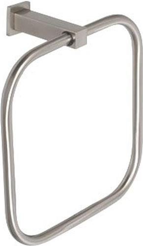 Plieger Cube handdoekring inox