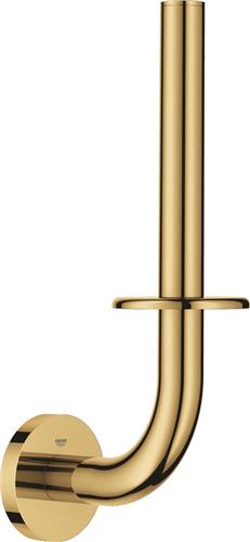 GROHE Essentials reserverolhouder - WC-rol houder voor 1 rol - Cool sunrise (glanzend goud) - Metaal